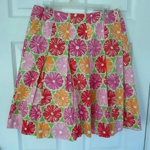 Lilly Pulitzer Juice Stand Pleated Skirt